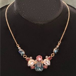 Rodrigo Otazu Necklace/Earrings “Montana Set” from Amsterdam blue diamond ruby